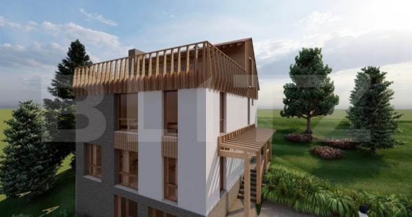 Cabană 5 camere, teren de 1000 mp, Valea Ierii
