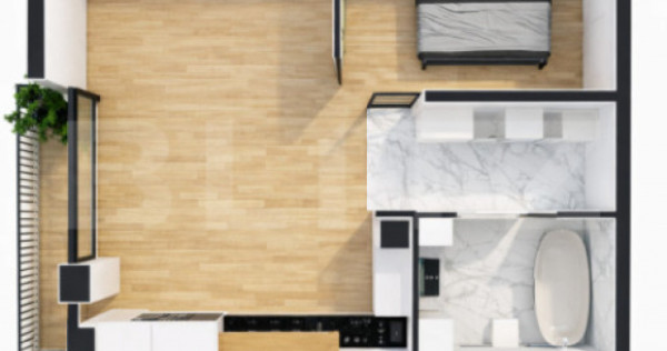 Apartament 42 mp, et 2, &icirc;ncălzire pardoseala, lift, parcar
