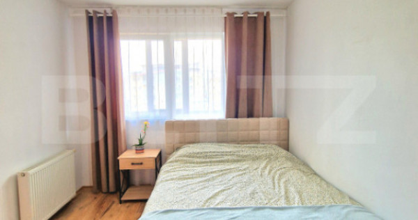 Apartament cu 3 camere, etajul 2, 59 mp, parcare, balcon, zo