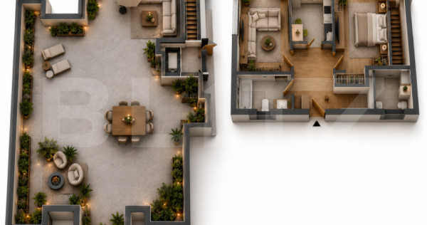 Apartament, decomandat, cu 2 camere - ansamblu nou 2024