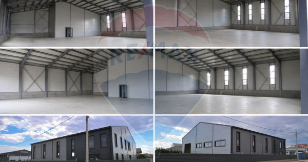 Hală industrială de &icirc;nchiriat &ndash; 560 mp si curte