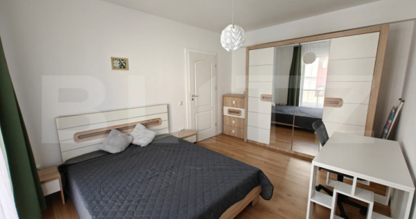 Apartament 2 camere semidecomandat, 55 mp, parcare subterana