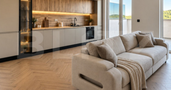 Penthouse cu terasă generoasă și finisaje premium