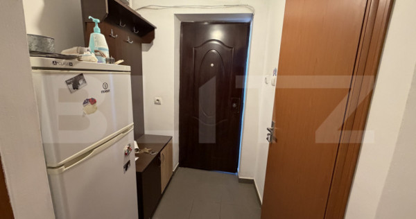 Garsonieră 32 mp, etaj 3, zona Artego