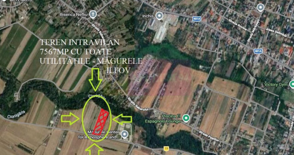 Teren ideal dezvoltare imobiliară &icirc;n Măgurele strada A...