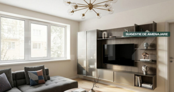 Apartament renovabil, 2 camere, 46 mp, Micro II