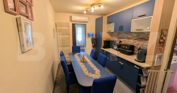 Apartament 2 camere, decomandat, 59 mp, etajul 2, zona Cetat