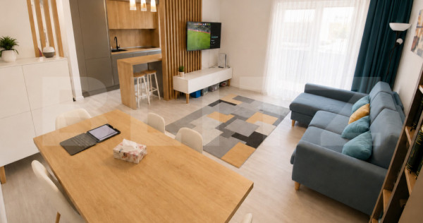 Apartament 3 camere, grădină proprie și terasă 40 mp, ga