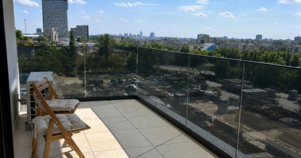 Aviatiei bloc nou 3 camere si balcon spatios mobilat si l...