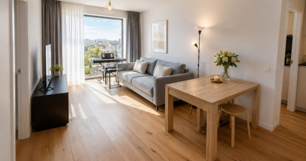 Aviatiei bloc nou 3 camere si balcon spatios mobilat si luminos