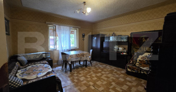 Casa de vanzare cu 2 camere, 74 mp, zona Medisu Aurit Satu M