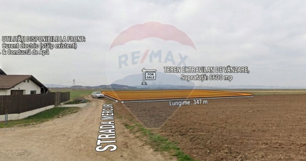 Teren Investiție 6300mp Săcele - 10m de Utilități in ...