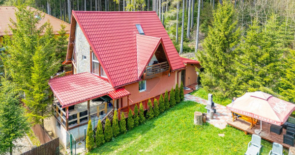 Vila cocheta &icirc;n Azuga, l&acirc;ngă pădure, cu priveliște s...
