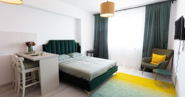 Garsoniera de inchiriat in Rin Grand Residence. TV + Internet inclus