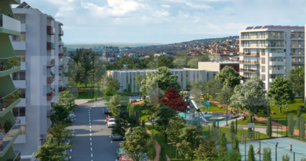 Apartament 2 camere, 58 mp, terasa 63 mp, proiect nou nZEB,