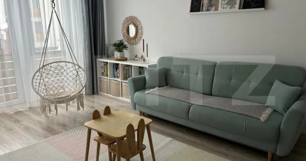 Apartament cu 2 camere, 56 mp, complet mobilat si utilat, AM