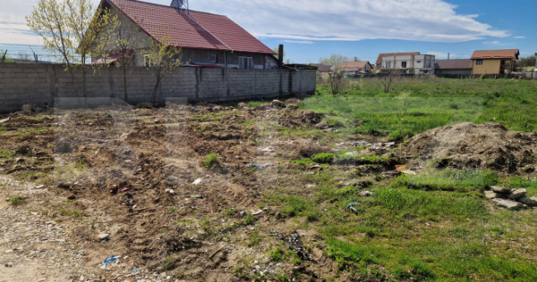Teren intravilan 1150 mp, front mare 50 ml, toate utilităț