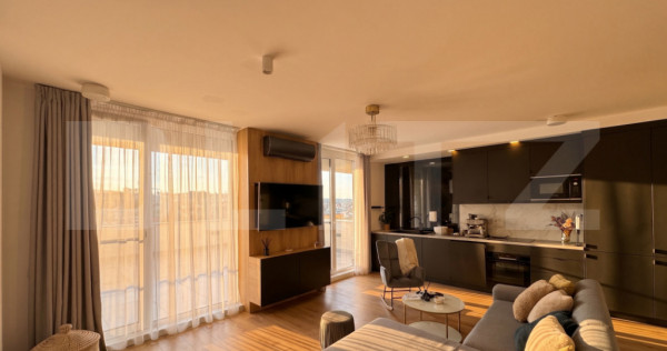 Apartament exclusivist cu terasă panoramică, 3 camere, 92