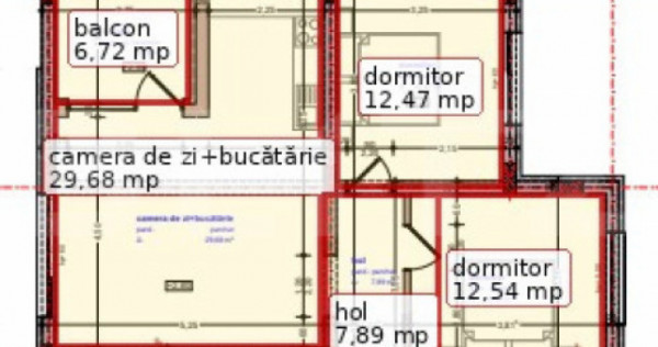 Apartament spațios cu 2 dormitoare și terasă generoasă,