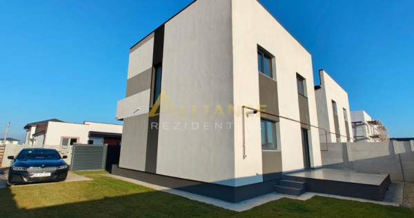 Vila mediteraneana - 4 camere - 2 bai - beci- 455mp teren -