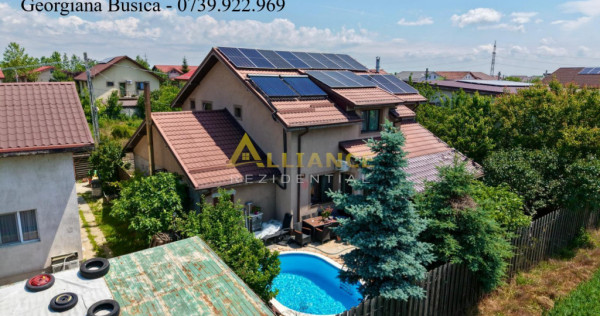 Casa individuala premium cu piscina || 5 camere 3 bai || ter