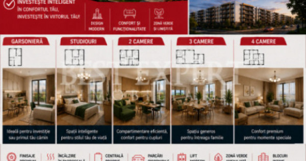 ⭐ 2 Camere Noi | &Icirc;ncălzire &icirc;n Pardoseală | Direct Dezv