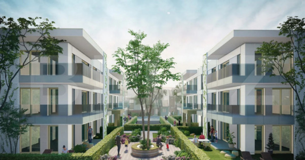 Apartament semifinisat 2 camere | Standarde nZEB | Ansamblu