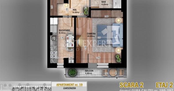 Garsoniera Direct Dezvoltator -Ideal Investitie