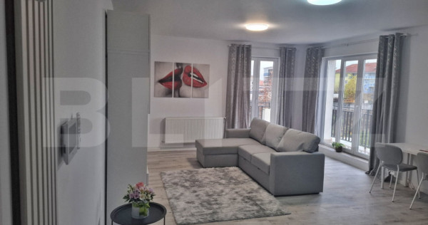Apartament de inchiriat, 2 camere, 53 mp, loc de parcare, Ro