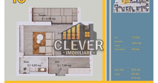 Garsonieră 42mp - Comision 0%-Pallady | 12 min metrou Teclu