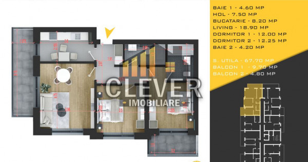 Apartament 3 camere-Metrou Teclu-Theodor Pallady-Sector 3