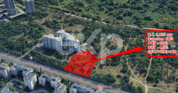 Oportunitate Investitie! Teren (3.835 mp) langa Parcul Tiner