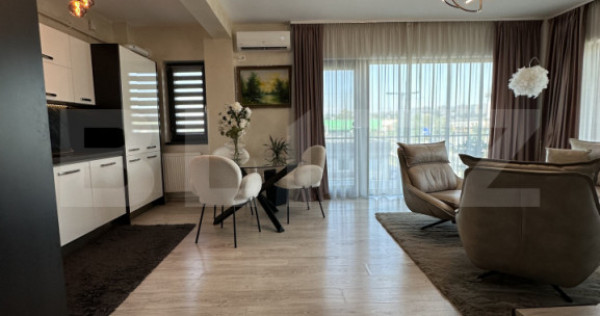Apartament 2 camere, complet mobilat și utilat, 59 mp, zona