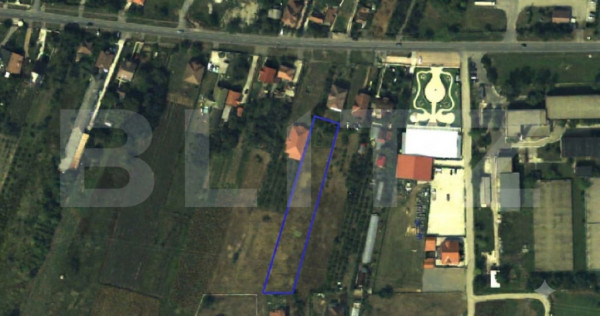 Teren intravilan&ndash; 3.089 mp, front 24 ml &ndash; zona strada Od