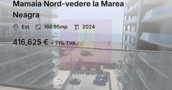 Apartament de lux 3 camere 2024, in Mamaia Nord-vedere la...