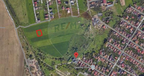 Teren 416mp in zona Bujac, front stradal 17 ml