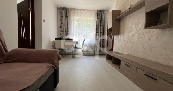 Vanzare 2 camere mobilat si utilat modern parter central Gae