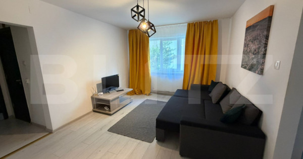 Apartament cu doua camere, 55 mp, semidecmandat, zona Cetate
