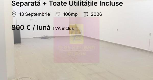 Spațiu Demisol 106 mp | Intrare Separată + Toate Utilit...