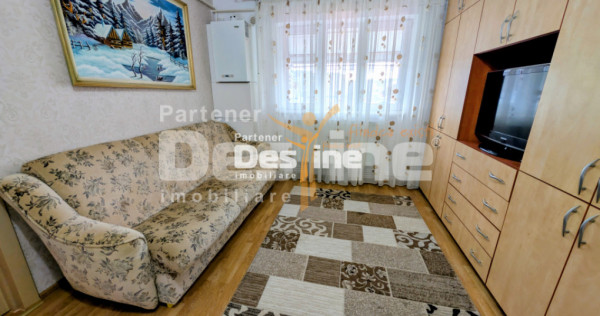 Apartament 2 camere mobilat utilat renovat centrala termica