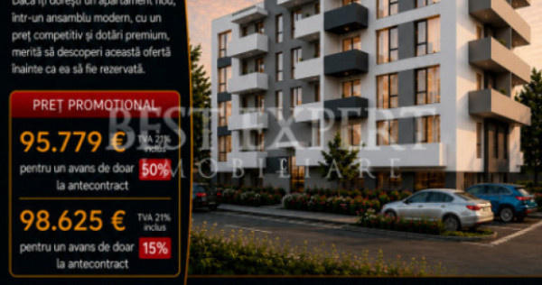 2 Camere cu Parcare acoperita | Incalzire Pardoseala