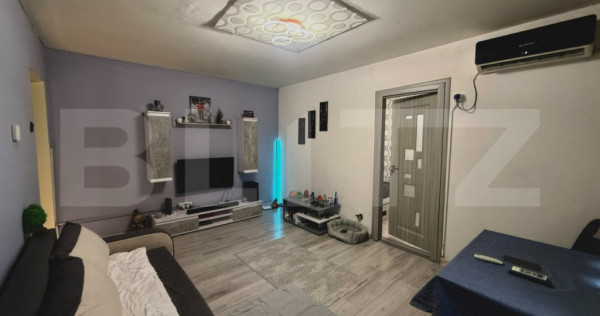Apartament de 2 camere, 40 mp, complet mobilat si utilat, zo