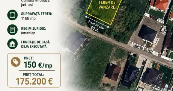 Teren intravilan 1.168 mp