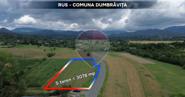 Teren intravilan &icirc;n Rus | 3.079 mp | Ideal locuință sa...