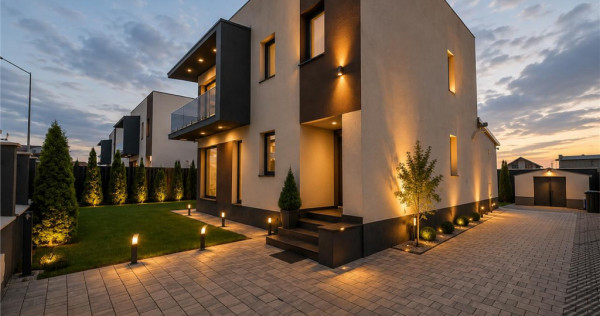 Casa Contemporana Premium, mobilata, utilata, accesorizata,