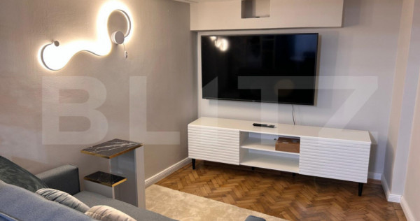 Apartament central, cladire istorica, mobilat utilat,la chei