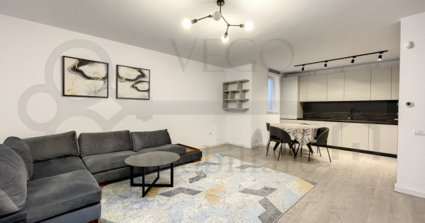 Apartament cu 2 camere, 59 mp, parcare, balcon, boxa, in Bu