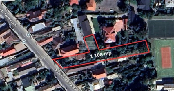 Teren si casa de caramida str Tudor Pamfile / Tecuci