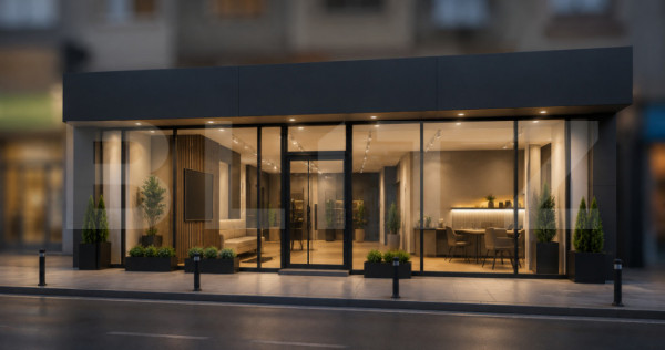 Spațiu comercial | 63 mp | Vitrină stradală