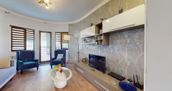 Apartament interbelic cu 3 camere, 124 mp, vis-&agrave;-vis de